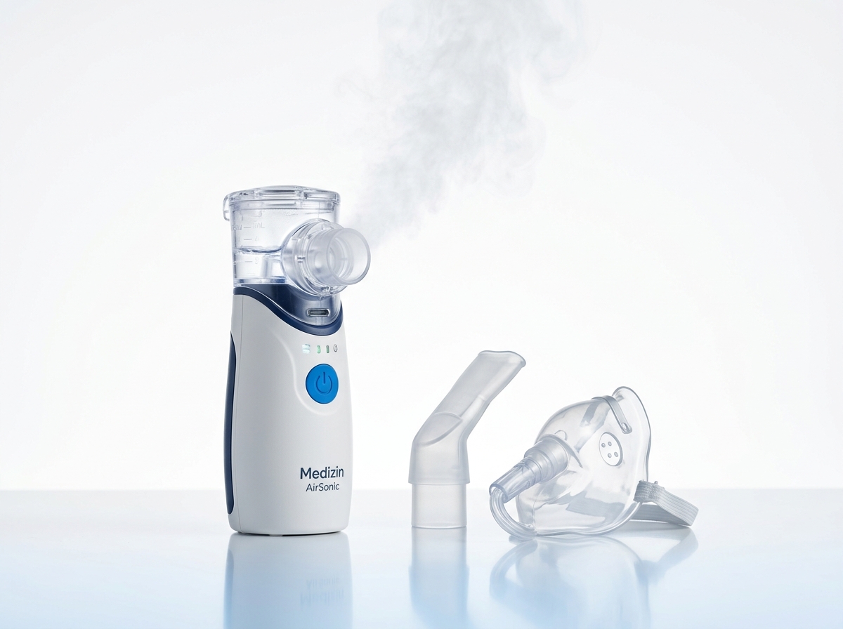 Medizin AirSonic™ Portable Smart Ultrasonic Mesh Nebulizer Kit