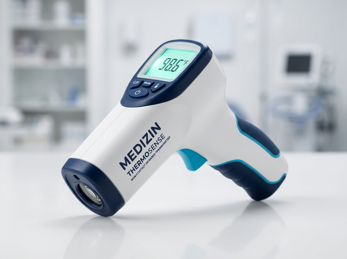 Medizin ThermoSense™ Non-Contact Clinical Infrared Forehead Thermometer